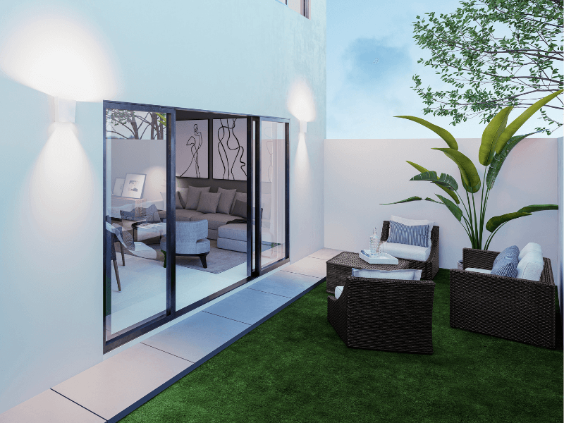 Patio jardín