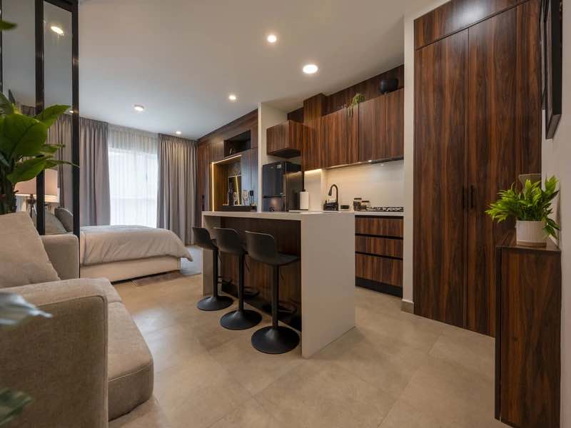 Cocina modelo loft
