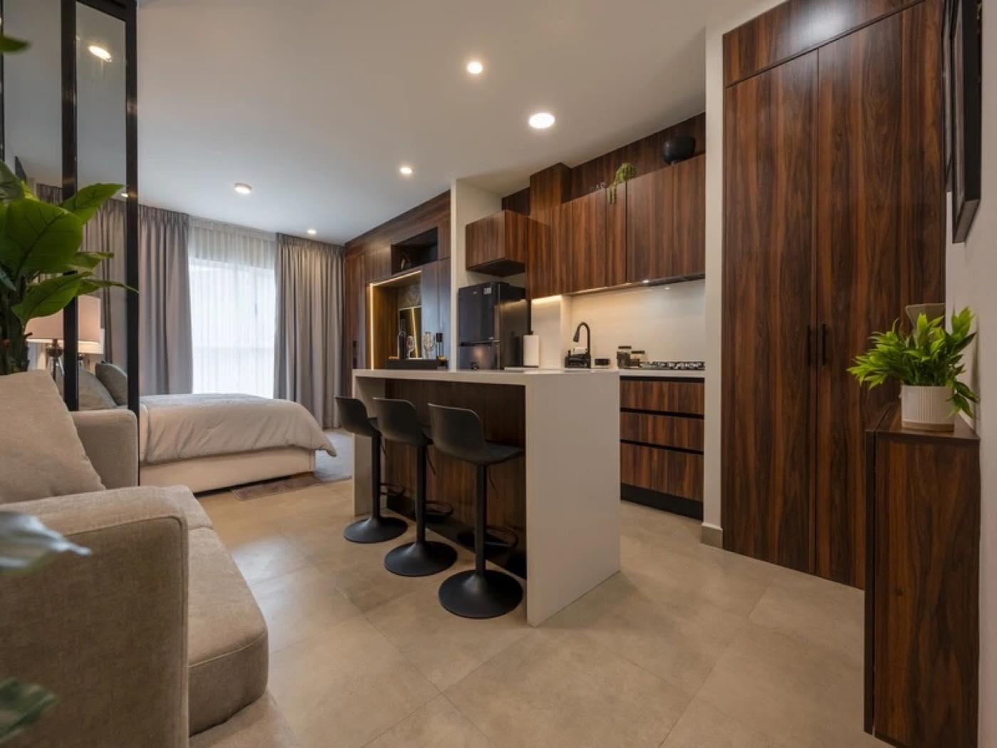 Cocina modelo loft