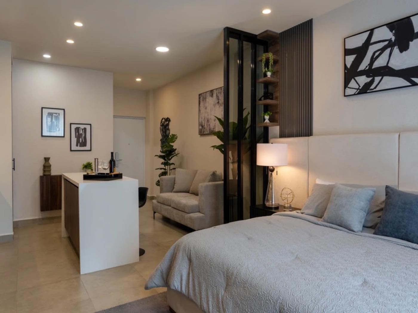 Recámara sala modelo loft