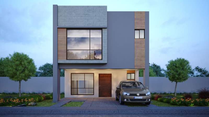Fachada del modelo Kaia