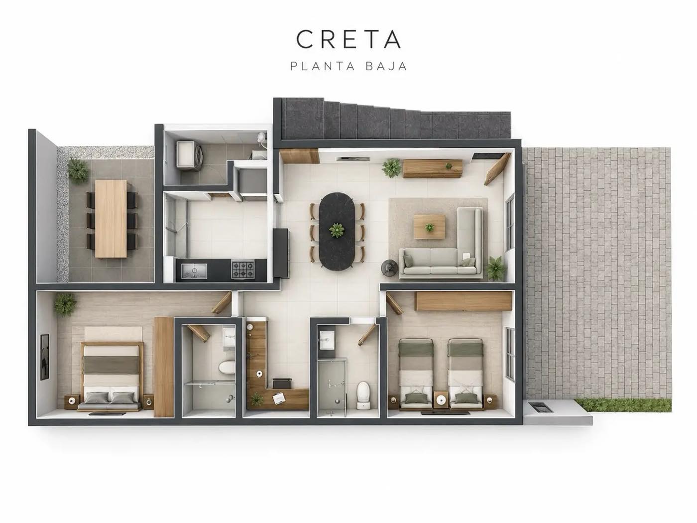 Modelo CRETA PLANTA BAJA