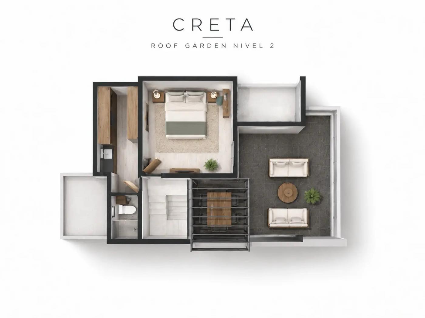 Modelo CRETA ROOF GARDEN