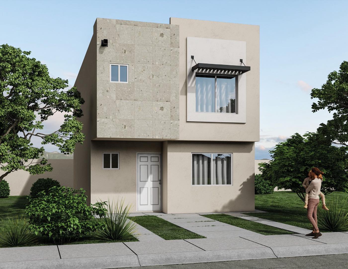 Fachada del modelo Bellini