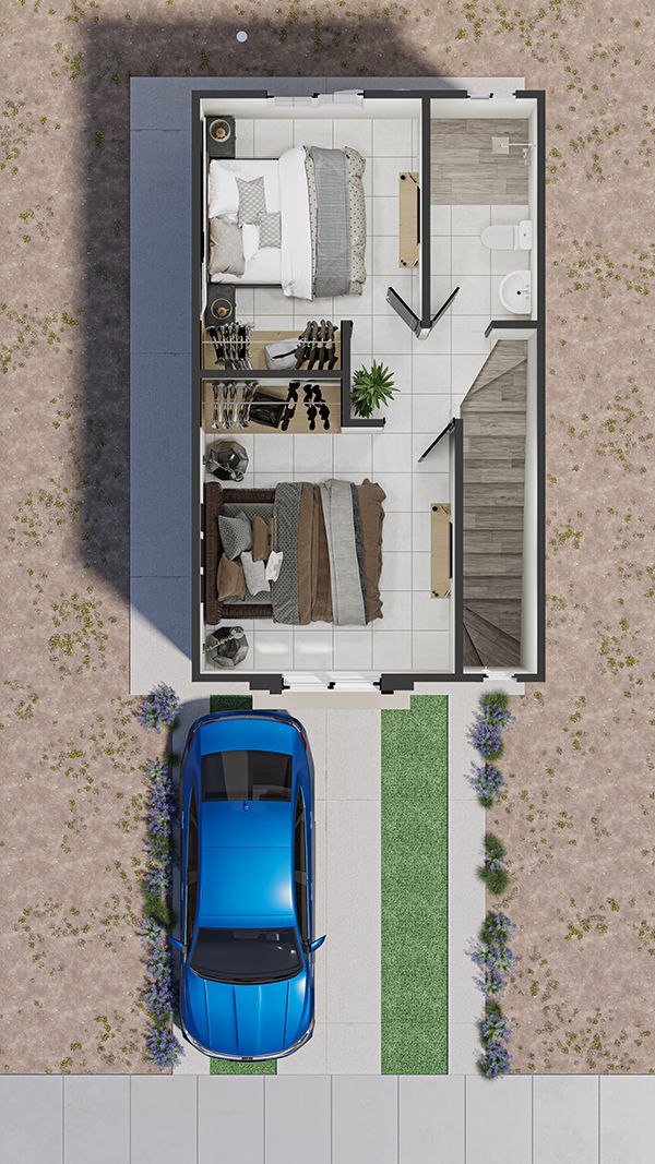 Planta alta del modelo Coral