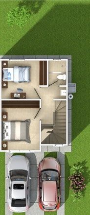 Planta alta del modelo Cervia