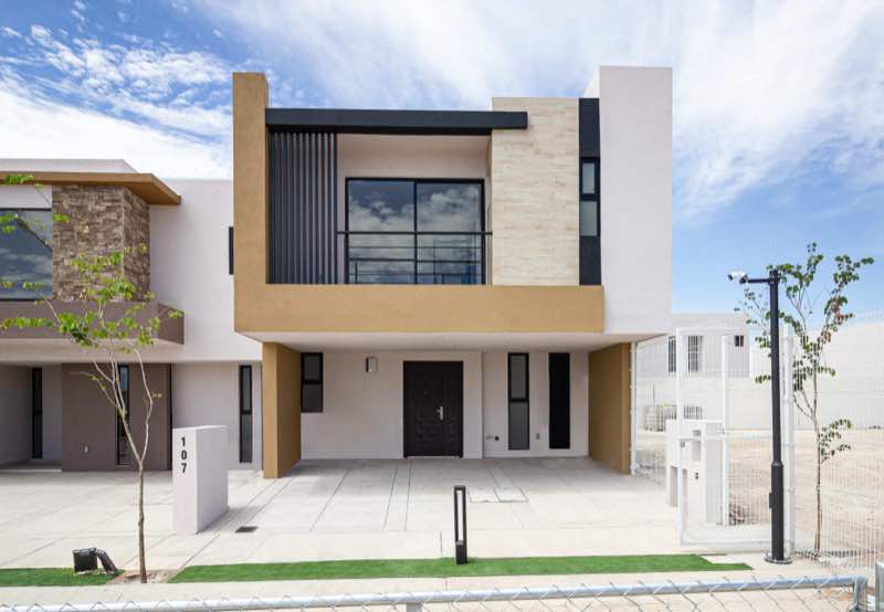 Fachada del modelo Burdeos