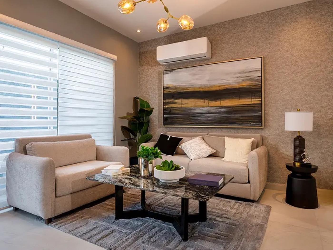 Sala en el modelo Aura Elite 2N