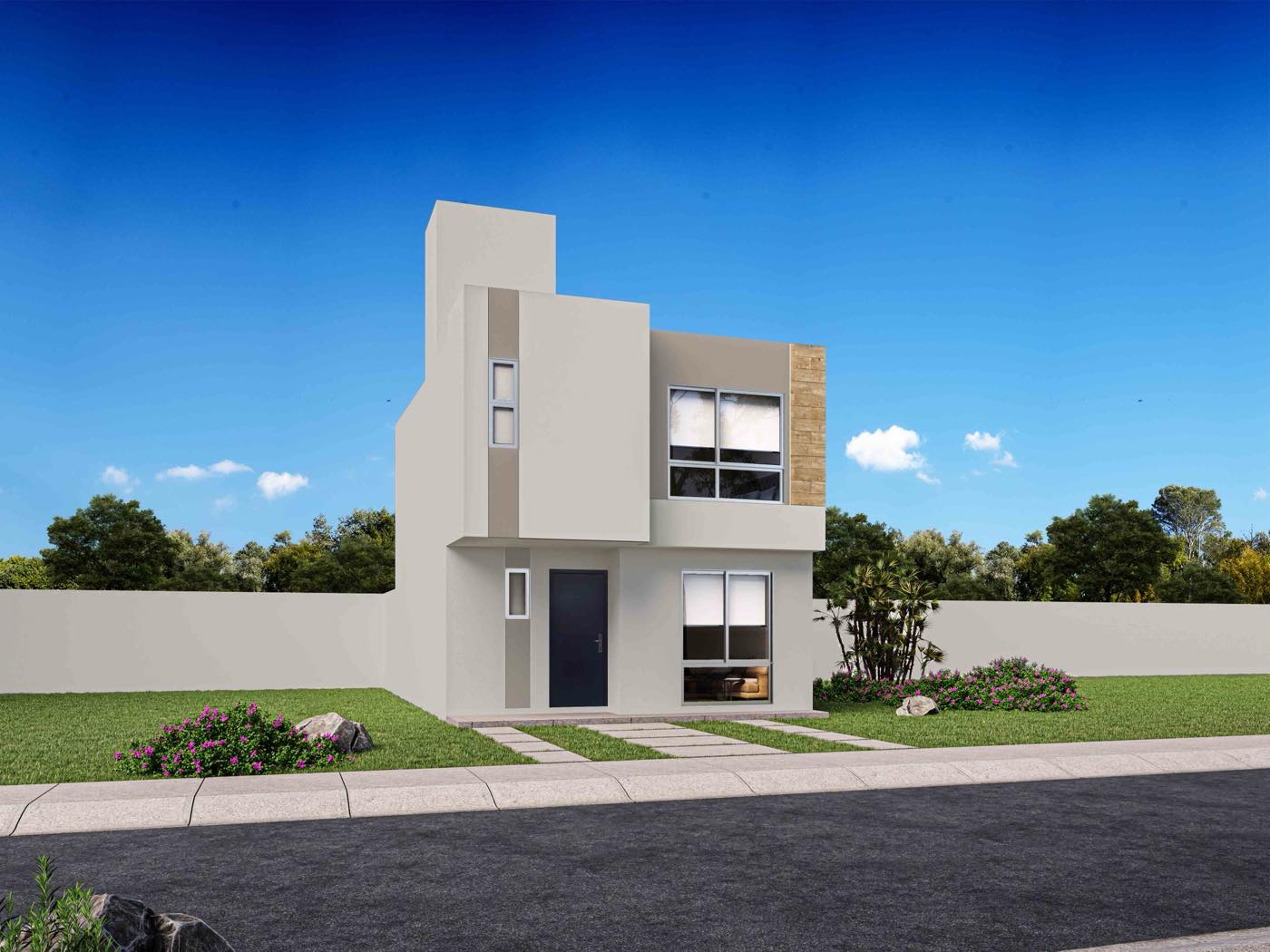 Fachada del modelo Laia