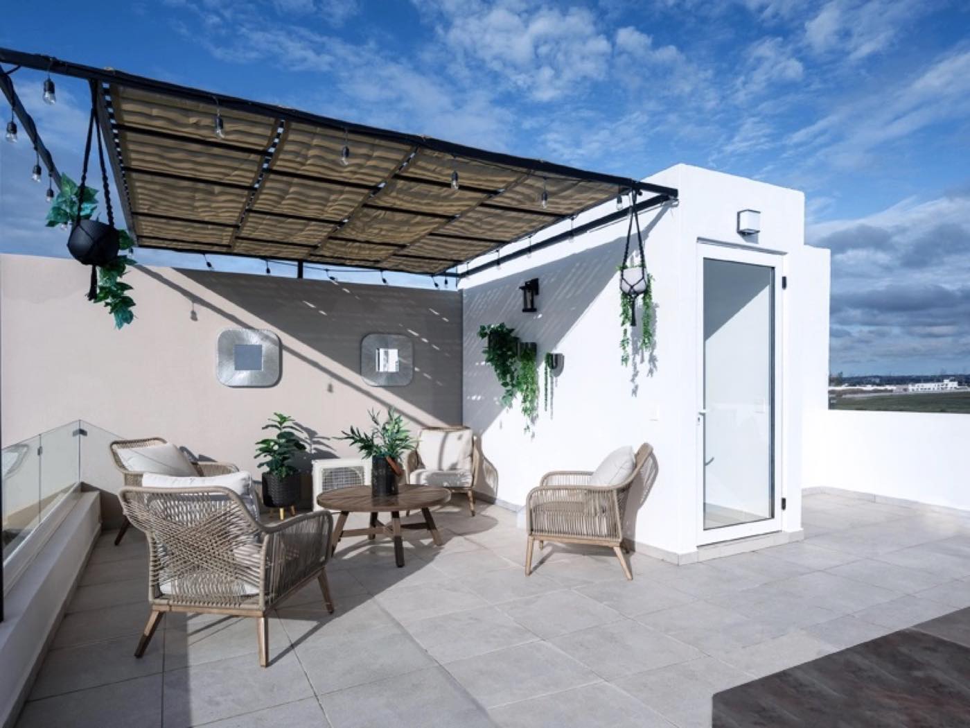 Terraza en modelo Platino