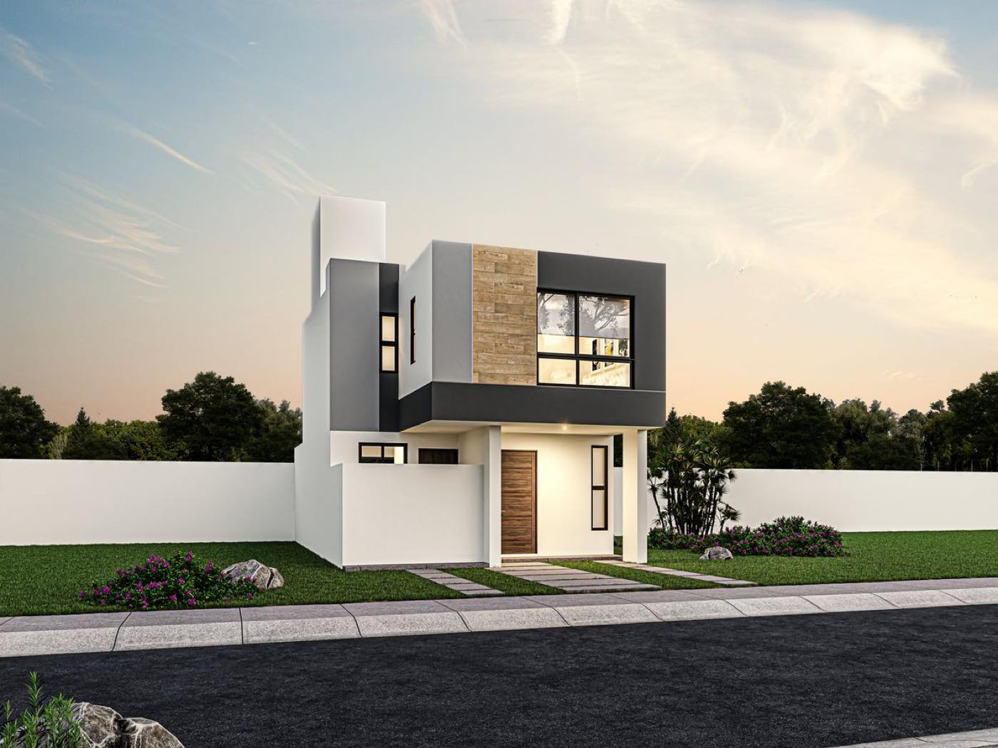 Fachada del modelo Marbella