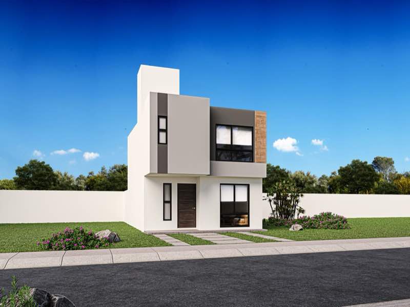Fachada del modelo Oyamel