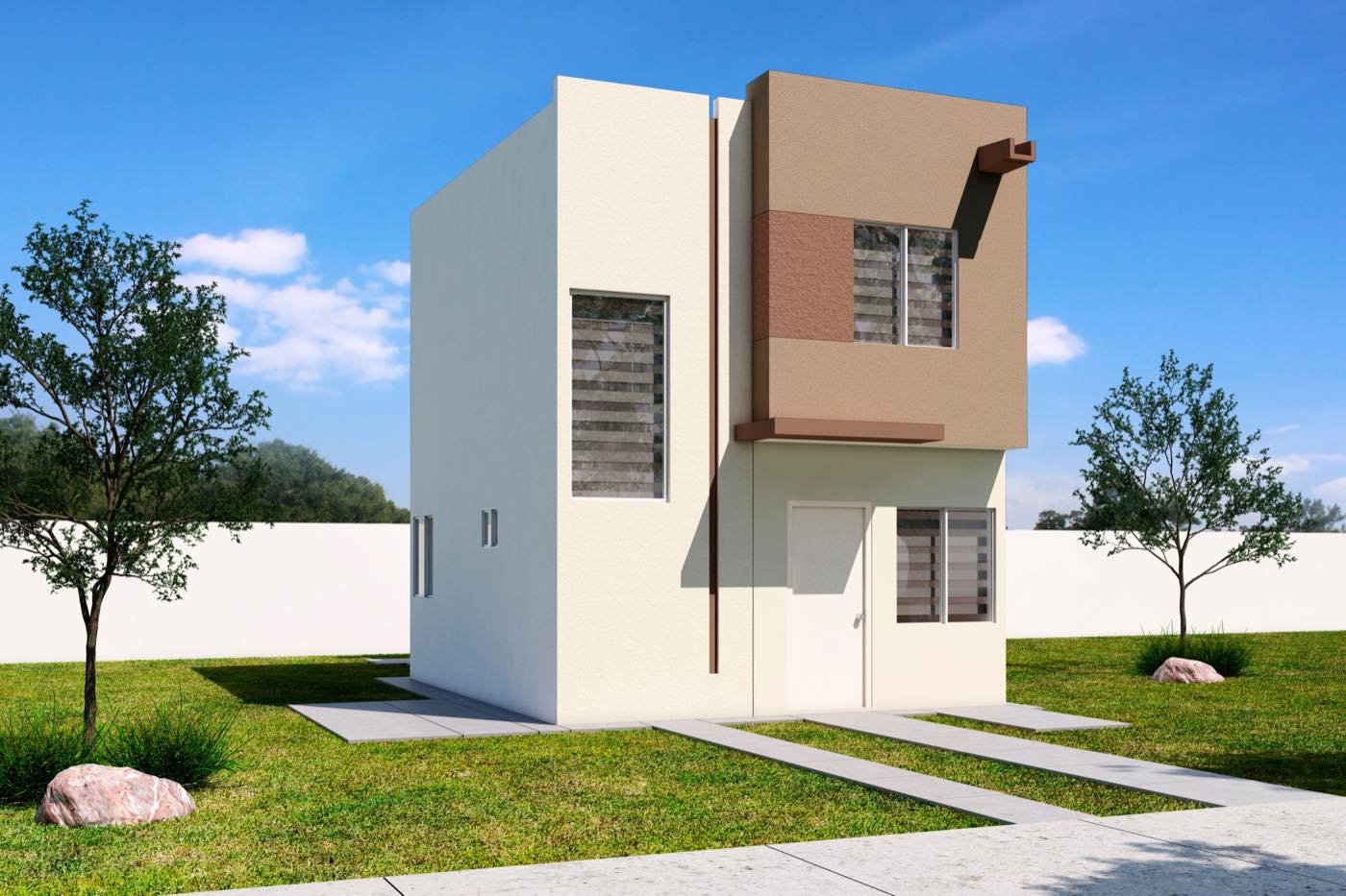Fachada del modelo Zafiro