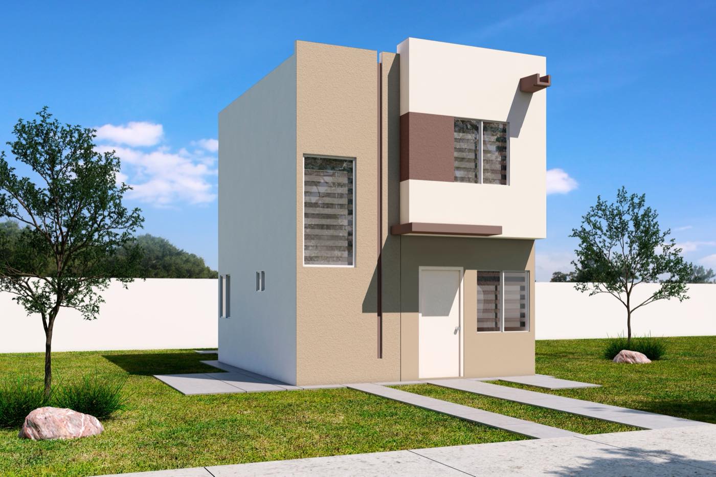 Fachada del modelo Zafiro