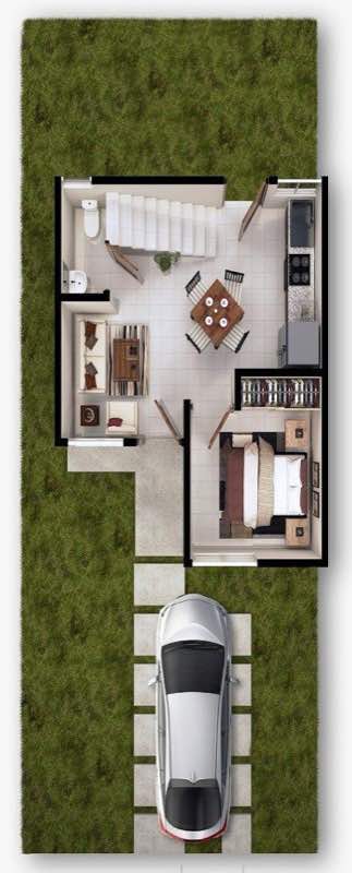 Planta baja del modelo Appaloosa
