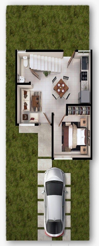Planta baja del modelo Appaloosa