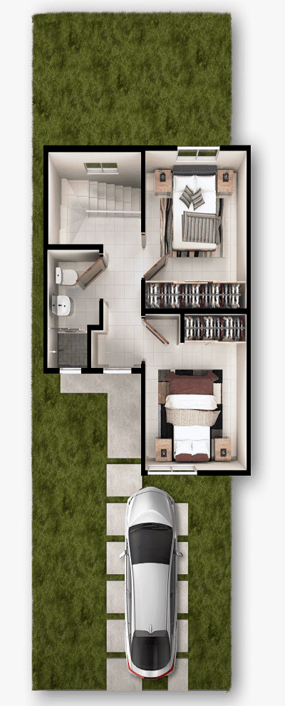 Planta alta del modelo Appaloosa