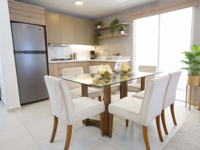 Sala y comedor de modelo Praga