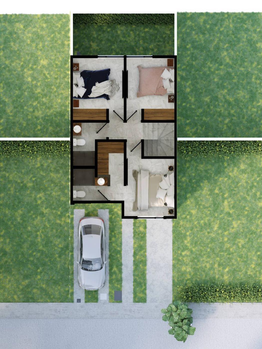 Planta alta del modelo Terrassa