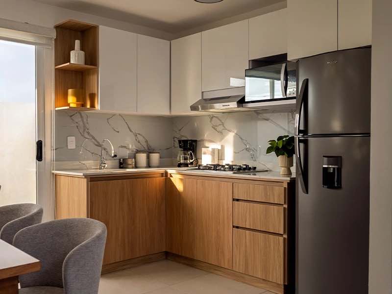 Cocina del modelo Águila fraccionamiento Mirador de los encinos