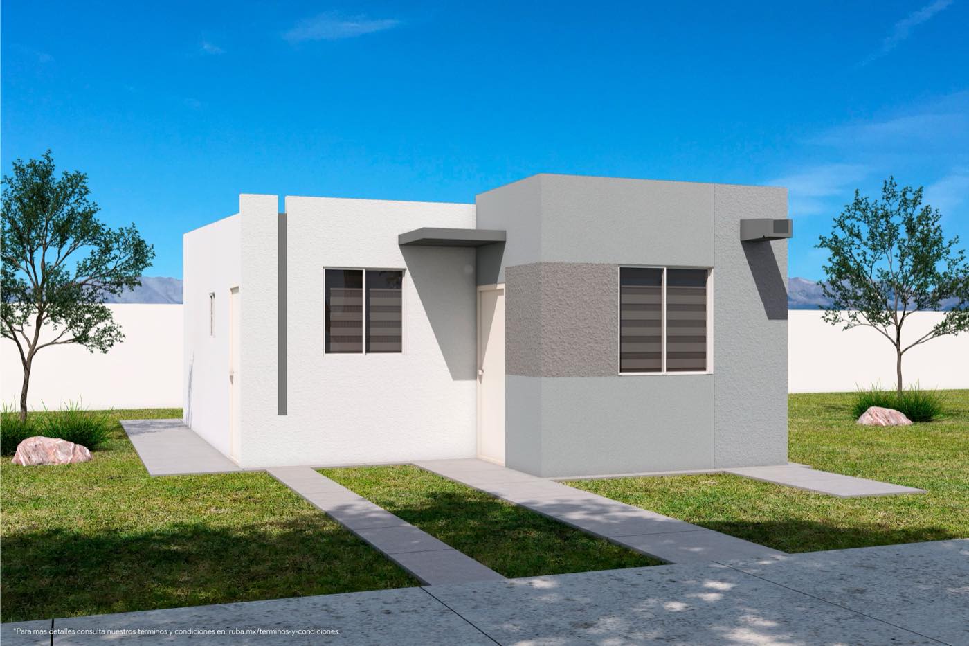 Fachada del modelo Ópalo