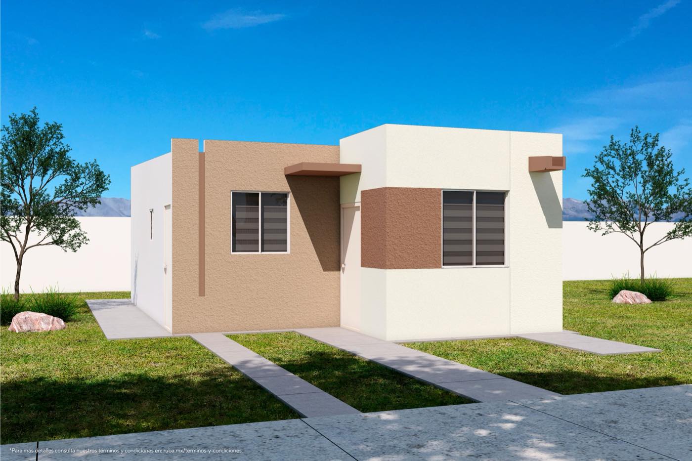 Fachada del modelo Ópalo