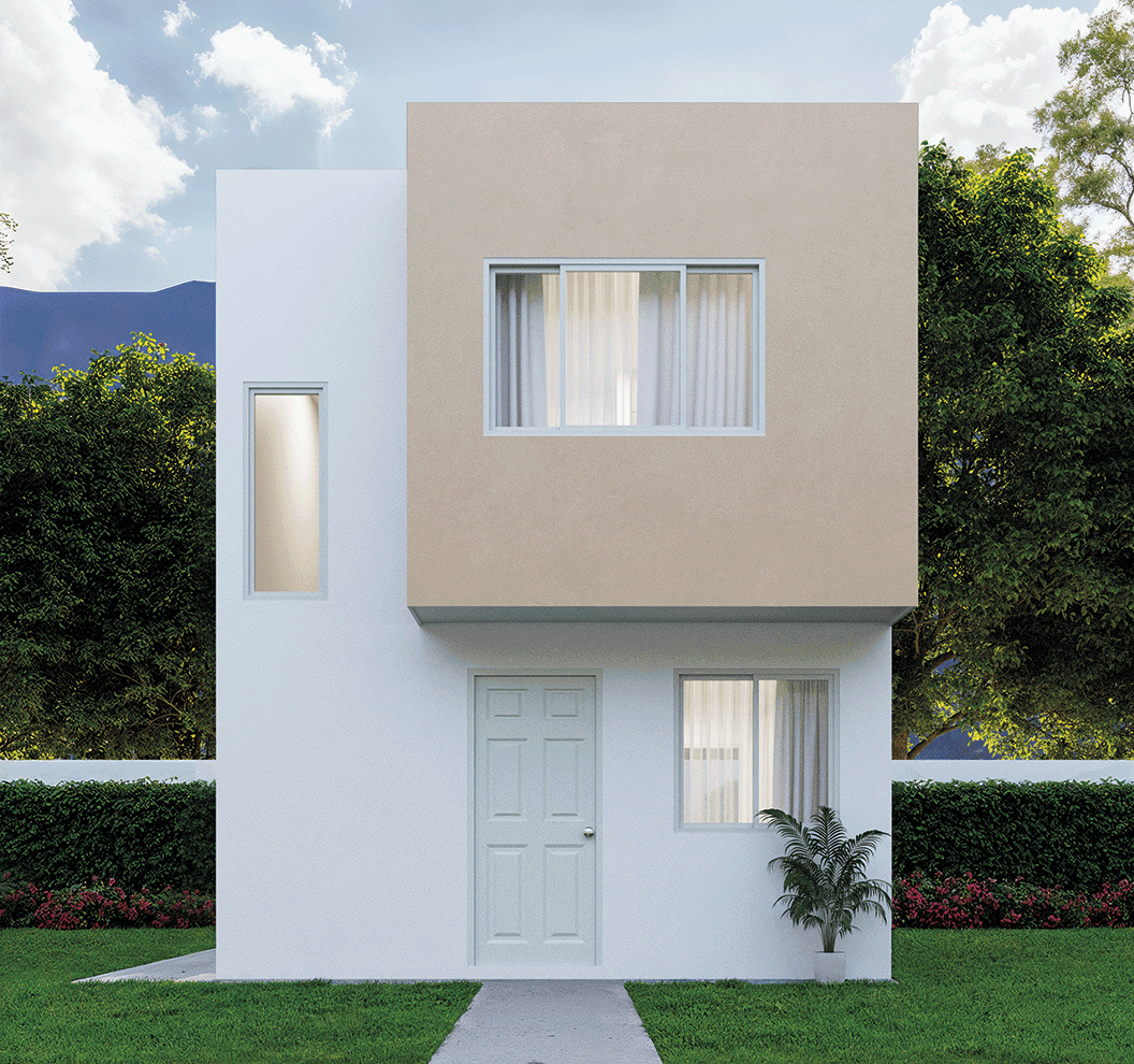 Fachada del modelo Lirio