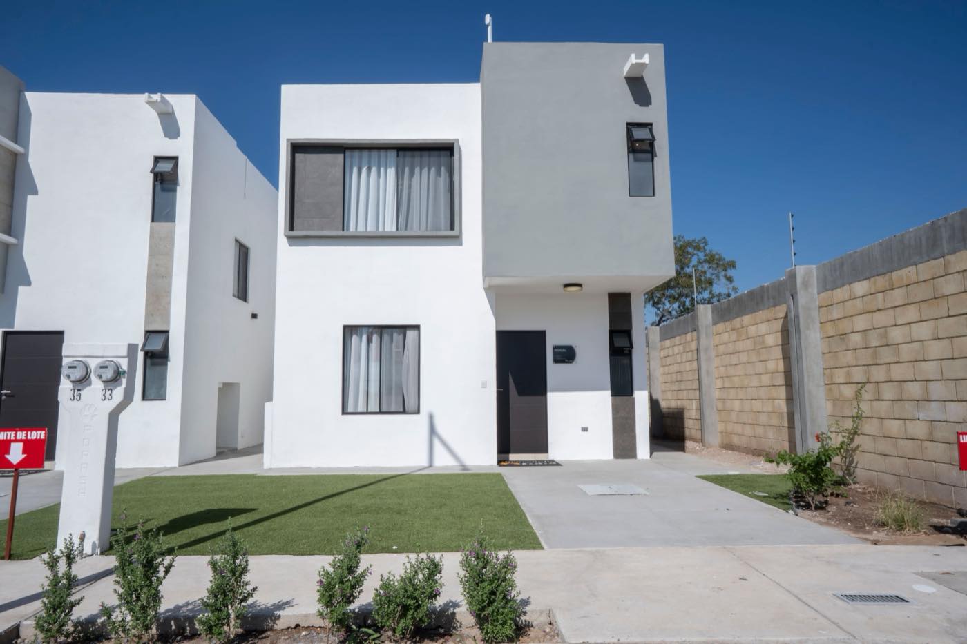 Fachada del modelo Nogal