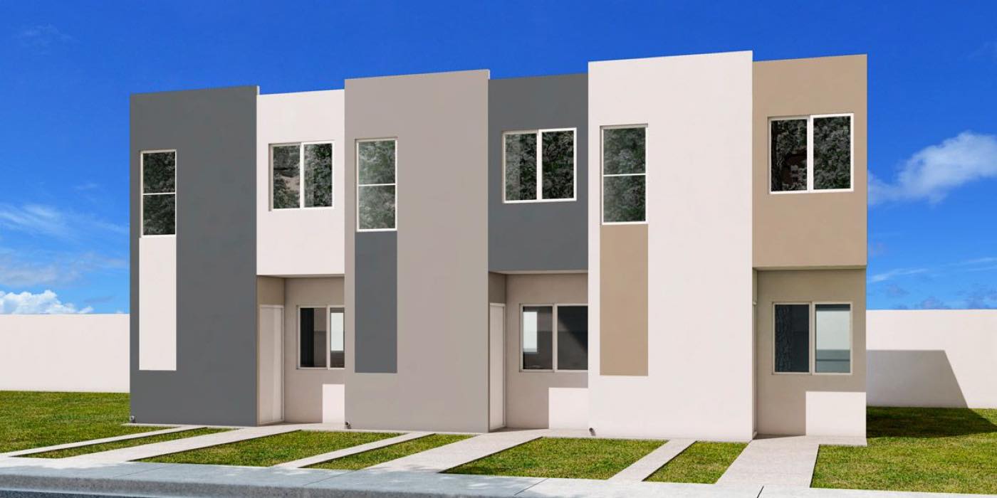 Fachada del modelo Gardenia