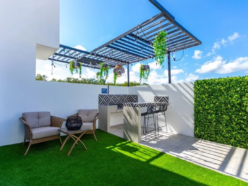 Jardín patio