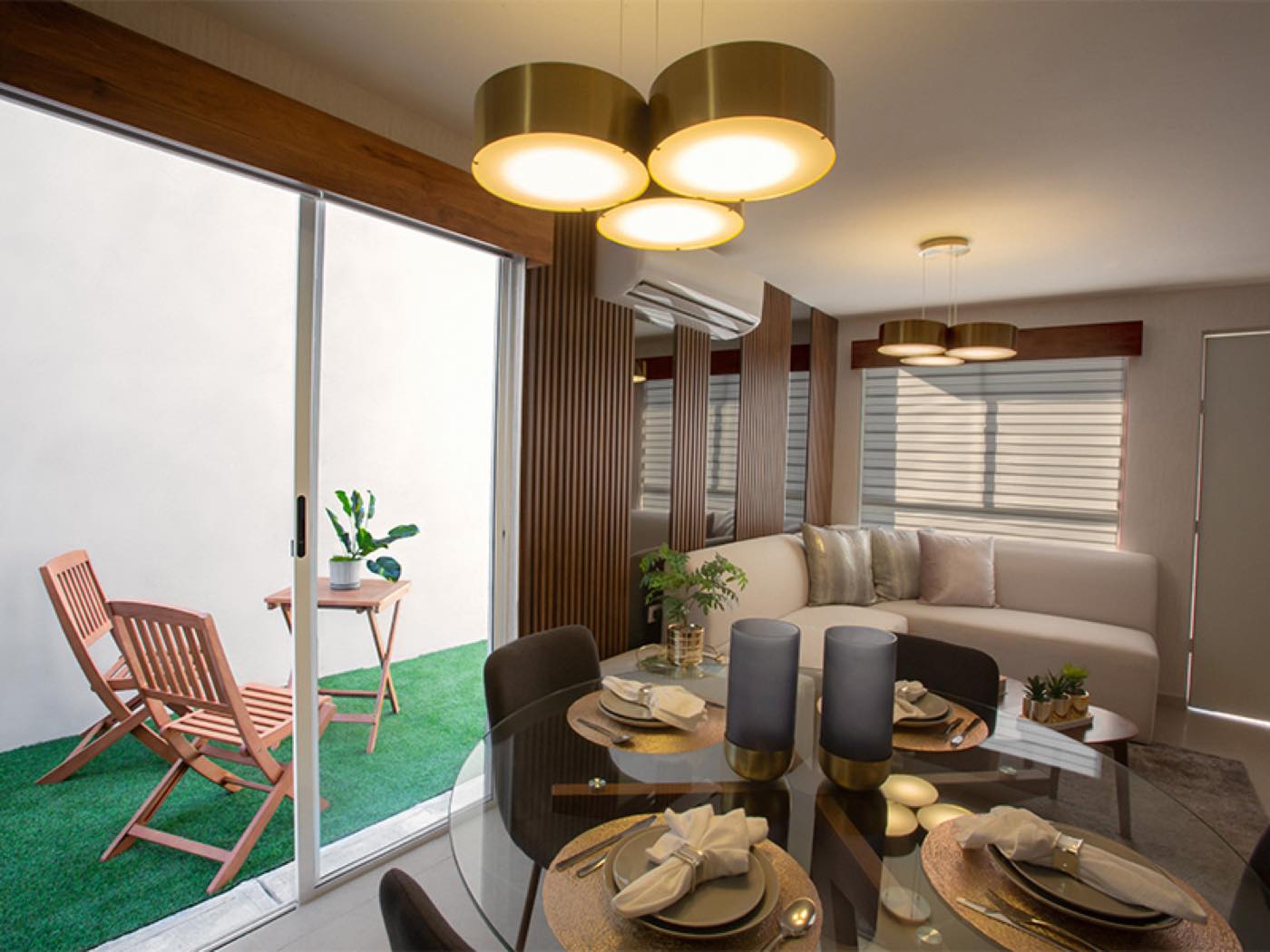 Comedor del modelo Milán