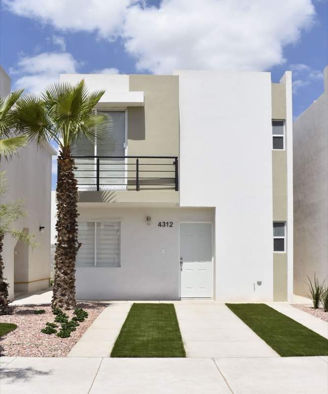 Fachada del modelo Arlés