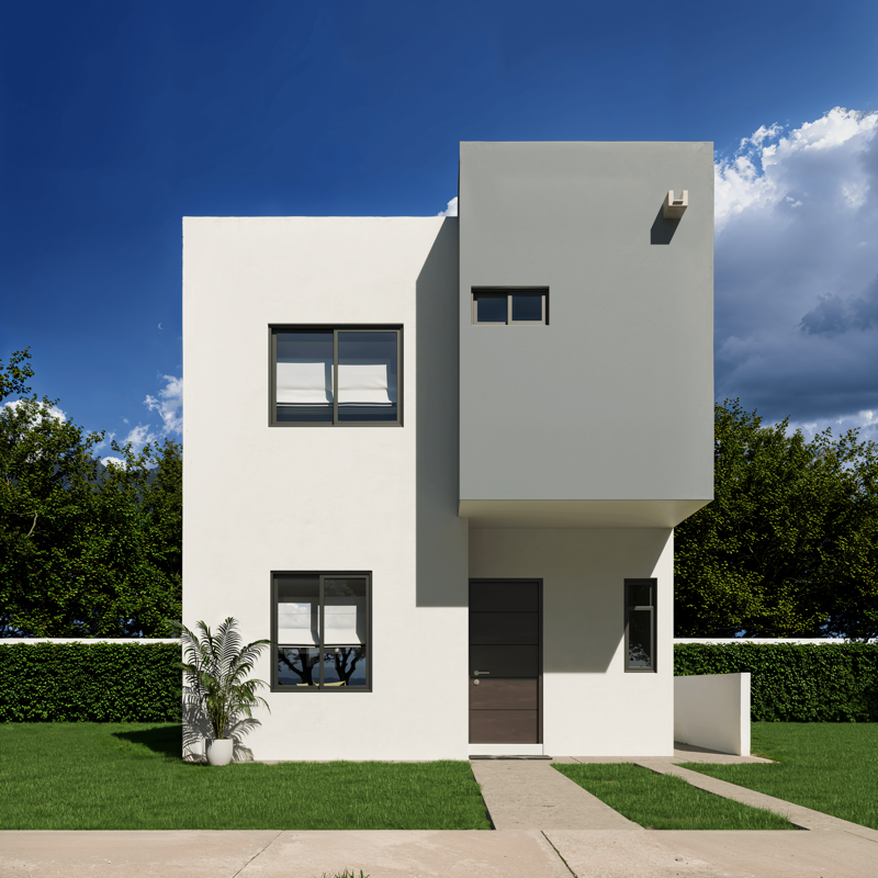 Fachada del modelo Villena Circuito Merlot