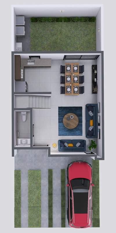 Planta baja del modelo Ignis