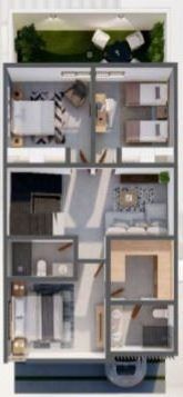 Planta alta del modelo Miró