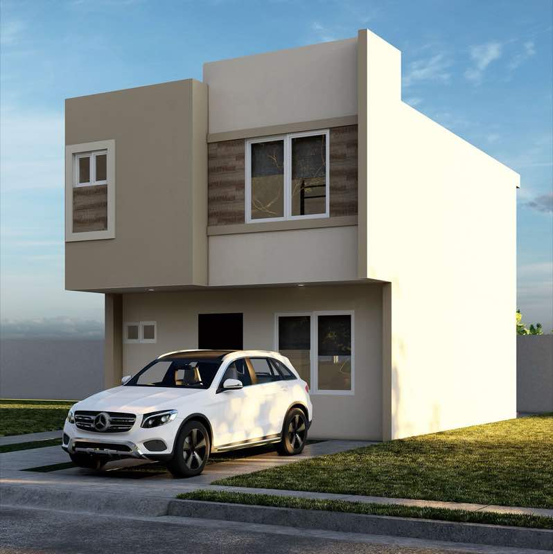 Fachada del modelo Zaria