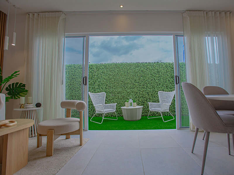 Patio en modelo Aura Premium