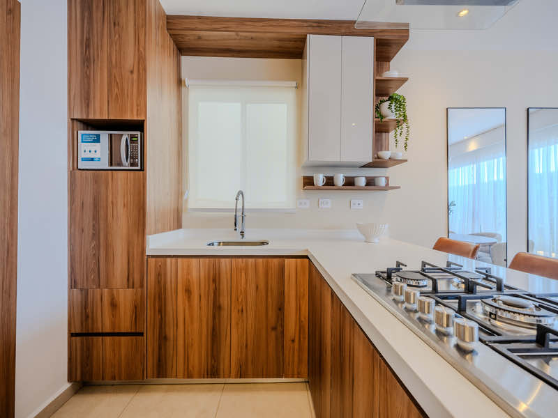 Interior del modelo Aura premium