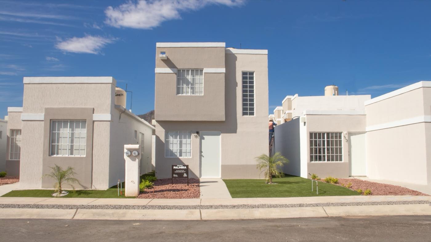 Fachada del modelo Palmira