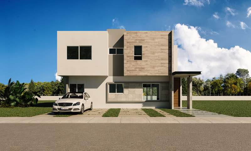 Fachada del modelo Bareli