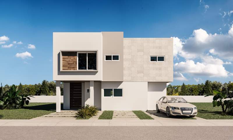 Fachada del modelo Halley
