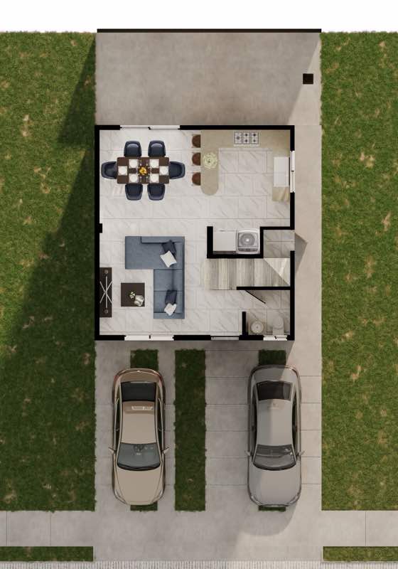 Planta baja del modelo Turissa