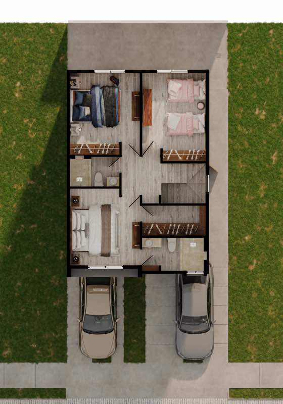 Planta alta del modelo Turissa