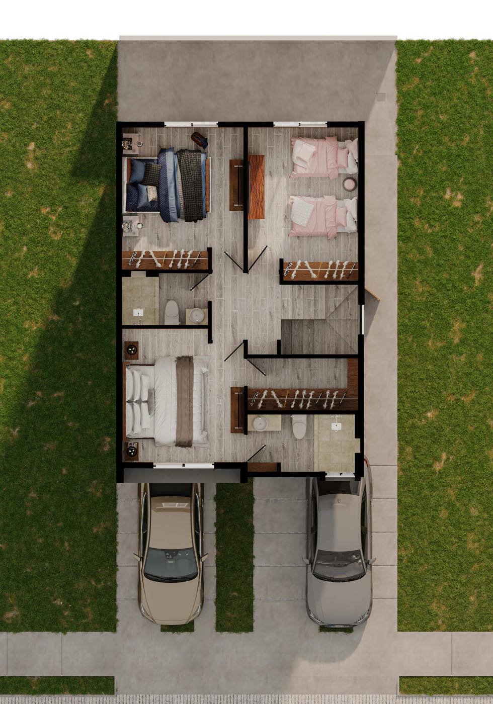 Planta alta del modelo Turissa