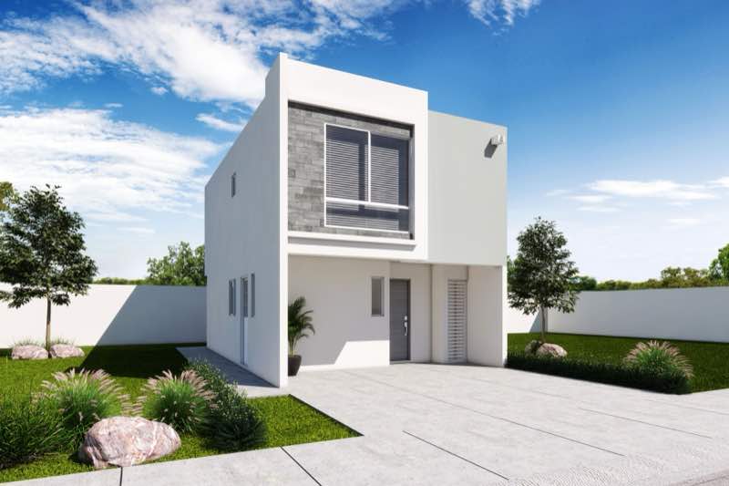 Fachada del modelo Albora