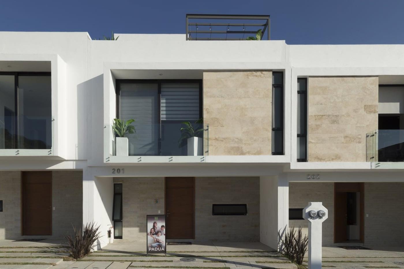 Fachada del modelo Padua