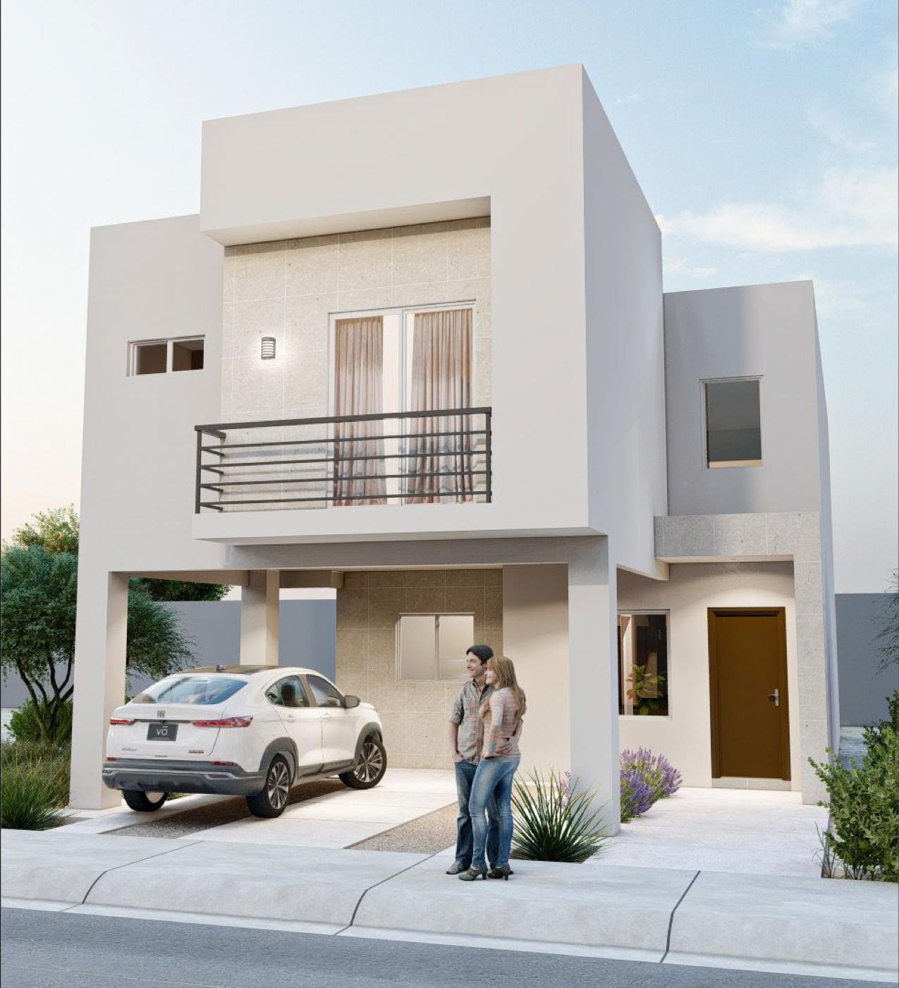 Fachada del modelo Alborada