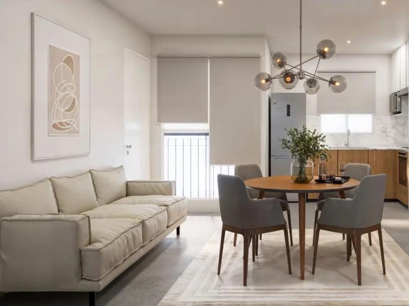 Sala con comedor