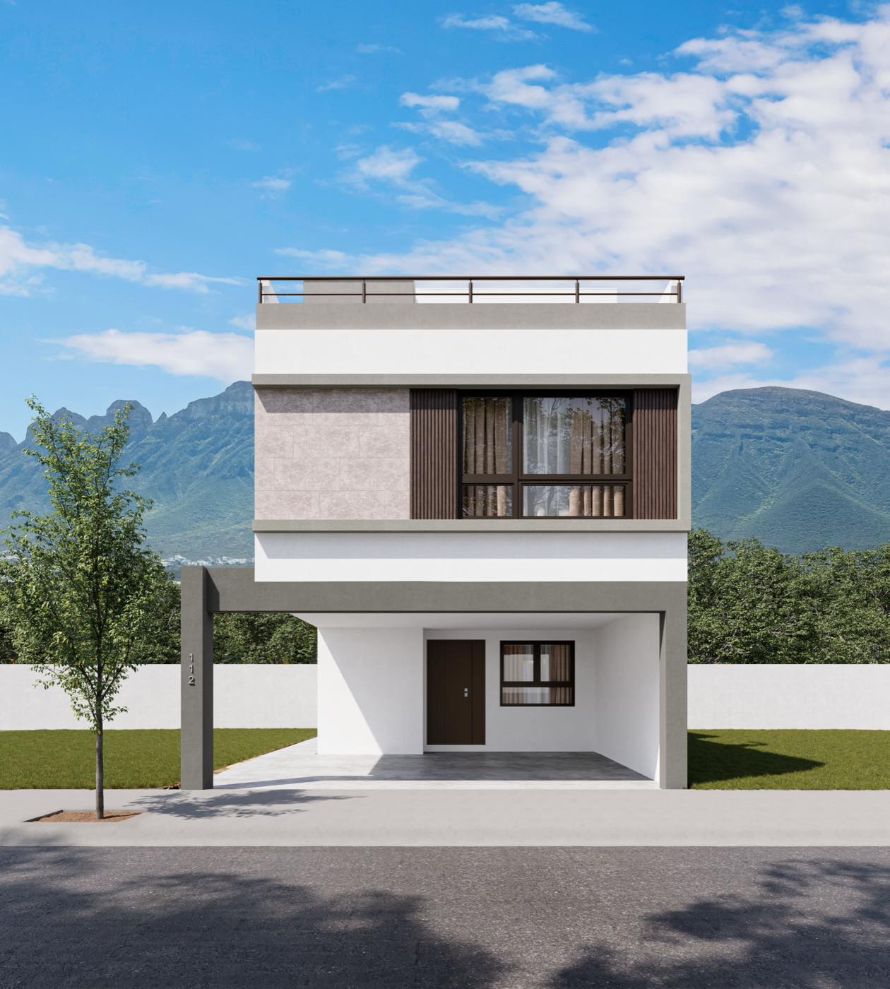 Fachada del modelo Linaria