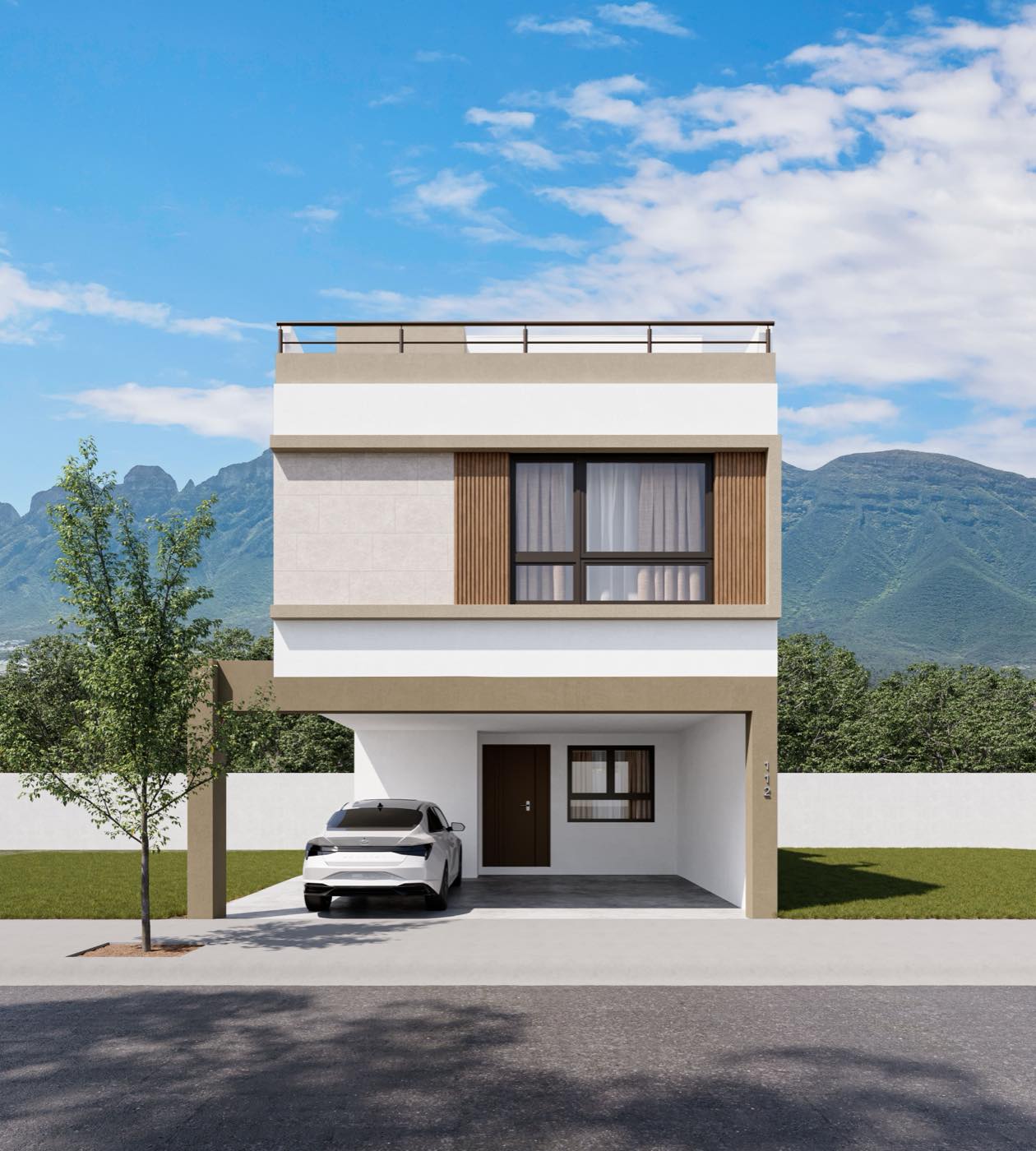 Fachada del modelo Linaria